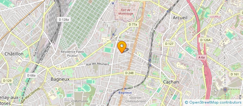 localisation de l'entreprise MONSIEUR CHARLIE BITAN à BAGNEUX