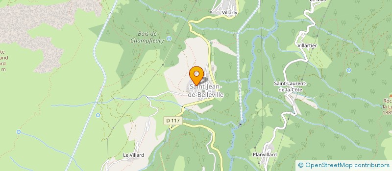 localisation de l'entreprise MONSIEUR CHARLIE BONDIER  LES BELLEVILLE