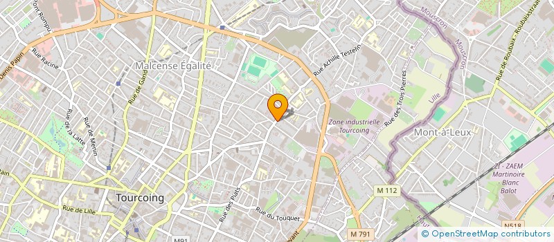 localisation de l'entreprise MONSIEUR CHARLIE BOUFFART à TOURCOING