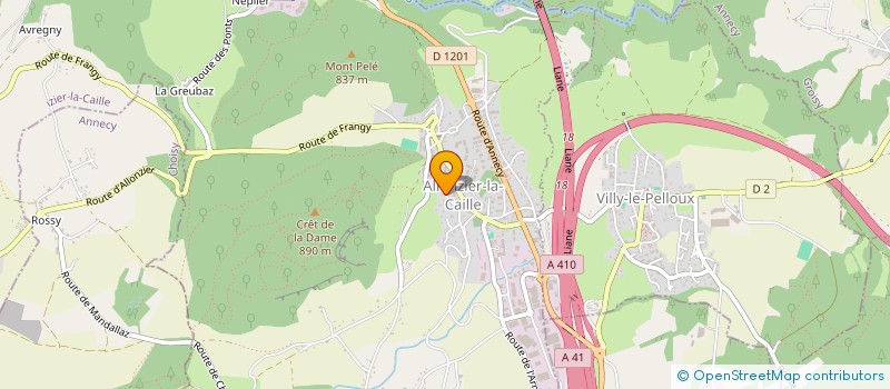 localisation de l'entreprise MONSIEUR CHARLIE BRAILLON  ALLONZIER-LA-CAILLE