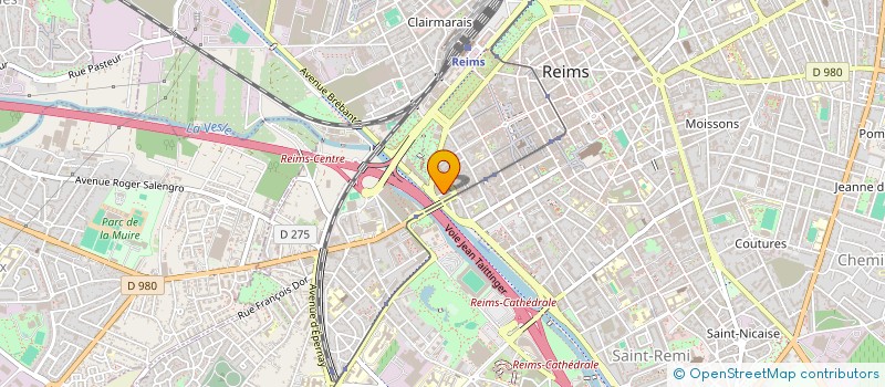 localisation de l'entreprise MONSIEUR CHARLIE BRUNIN  REIMS