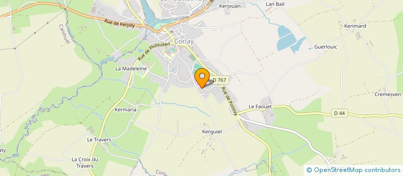 localisation de l'entreprise MONSIEUR CHARLIE CAMARD  CORLAY