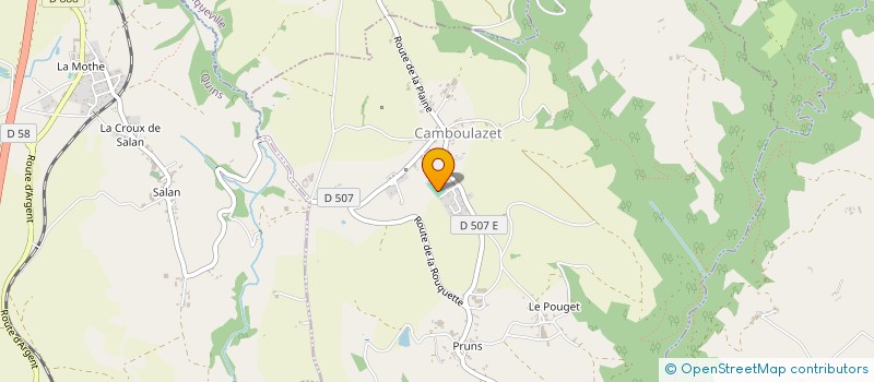 localisation de l'entreprise MONSIEUR CHARLIE CLAUSTRES  LE GUA