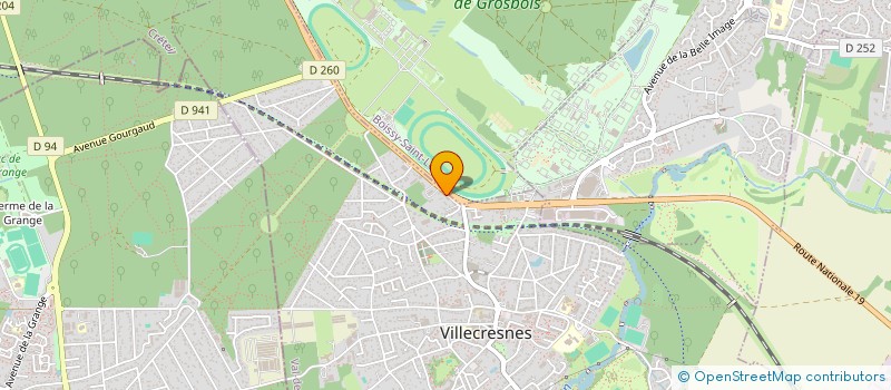 localisation de l'entreprise MONSIEUR CHARLIE CLEDELIN  VILLECRESNES