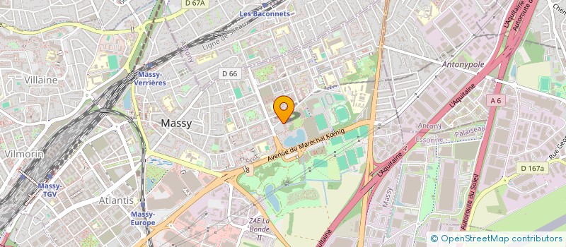 localisation de l'entreprise MONSIEUR CHARLIE CLERC  MASSY