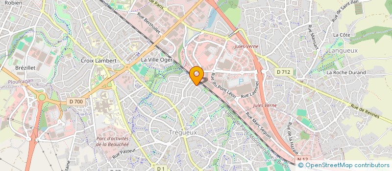 localisation de l'entreprise MONSIEUR CHARLIE COCARD  TREGUEUX