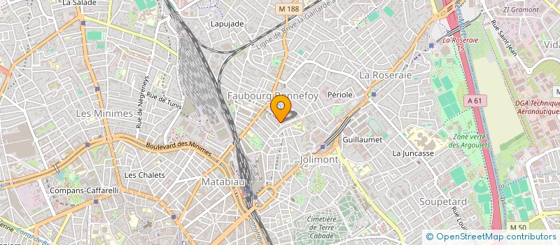 localisation de l'entreprise MONSIEUR CHARLIE COOPER  TOULOUSE