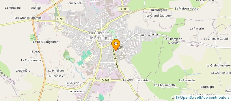 localisation de l'entreprise MONSIEUR CHARLIE COQUET  AVAILLES-SUR-SEICHE