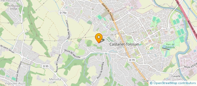 localisation de l'entreprise MONSIEUR CHARLIE COUCOUREUX à CASTANET-TOLOSAN