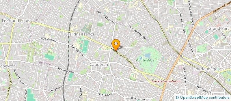 localisation de l'entreprise MONSIEUR CHARLIE DELAGE  BORDEAUX