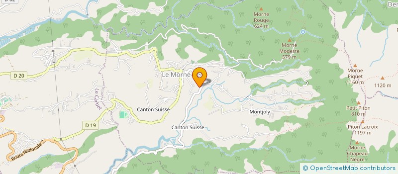 localisation de l'entreprise MONSIEUR CHARLIE DELLEVI  LE MORNE-VERT