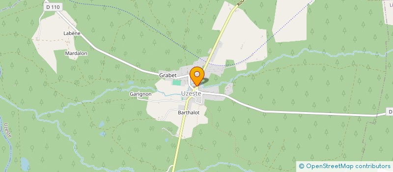 localisation de l'entreprise MONSIEUR CHARLIE DROUILLARD  UZESTE