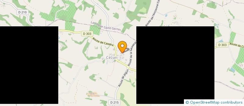 localisation de l'entreprise MONSIEUR CHARLIE ECHERBAULT  CEZAN