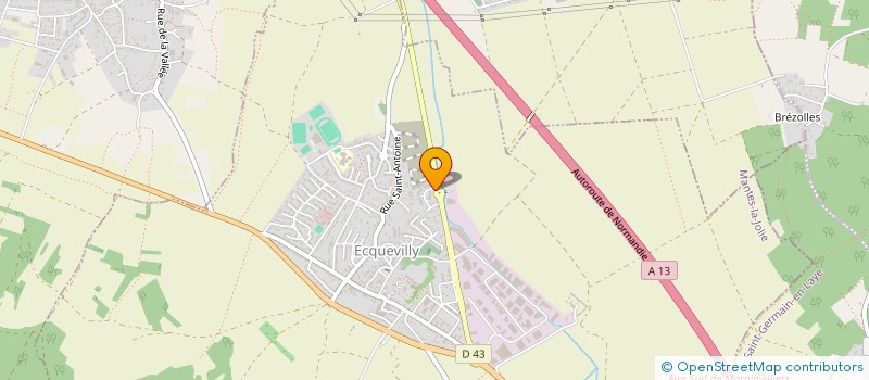 localisation de l'entreprise MONSIEUR CHARLIE FORTIN  ECQUEVILLY