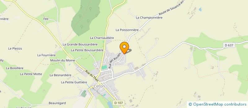 localisation de l'entreprise MONSIEUR CHARLIE FRABOULET à CETON