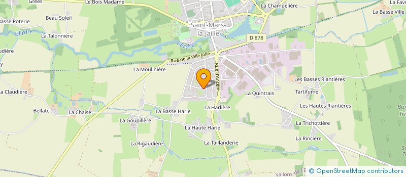 localisation de l'entreprise MONSIEUR CHARLIE FRELAUT  VALLONS-DE-L'ERDRE