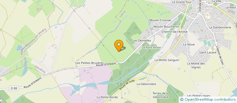 localisation de l'entreprise MONSIEUR CHARLIE GAMARD à LORRIS