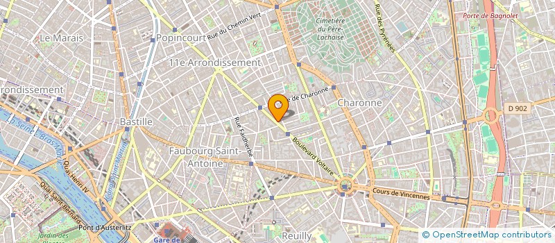 localisation de l'entreprise MONSIEUR CHARLIE GARAUDE  PARIS