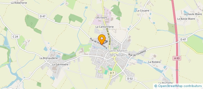 localisation de l'entreprise MONSIEUR CHARLIE GRELARD à SAINTE-FLORENCE