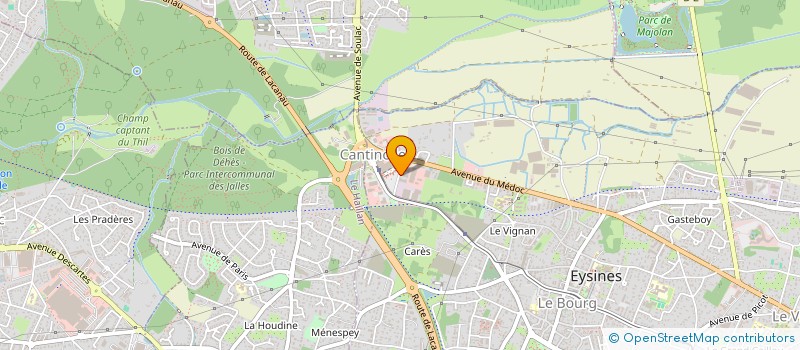 localisation de l'entreprise MONSIEUR CHARLIE HENRY  EYSINES