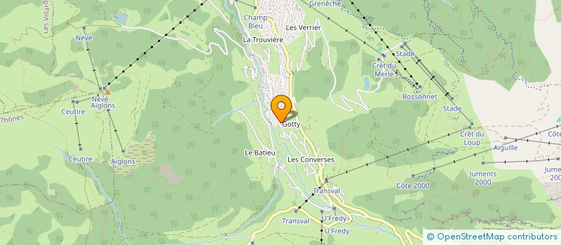 localisation de l'entreprise MONSIEUR CHARLIE JACQUIER à LA CLUSAZ