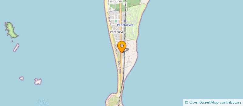 localisation de l'entreprise MONSIEUR CHARLIE JUETTE  SAINT-PIERRE-QUIBERON