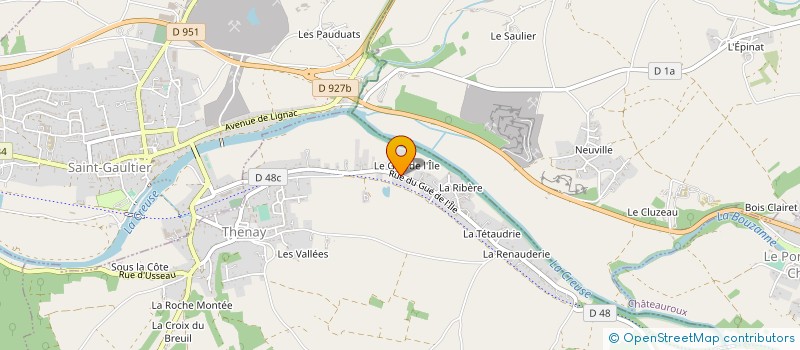 localisation de l'entreprise MONSIEUR CHARLIE LABBE à THENAY