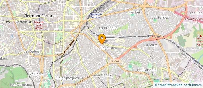 localisation de l'entreprise MONSIEUR CHARLIE LACROIX  CLERMONT-FERRAND