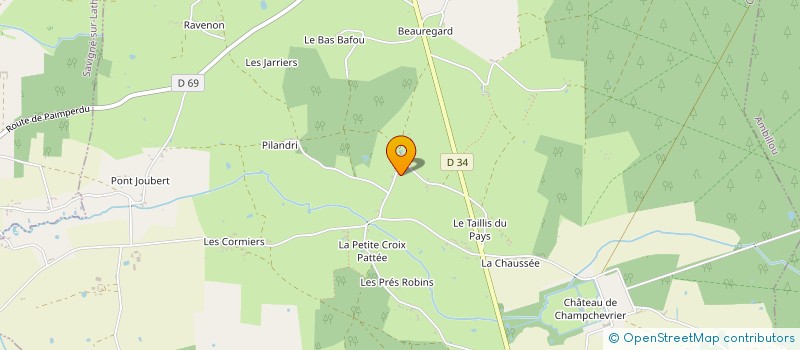 localisation de l'entreprise MONSIEUR CHARLIE LAIZE  CLERE-LES-PINS