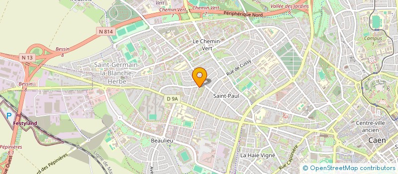 localisation de l'entreprise MONSIEUR CHARLIE LE BARBANCHON à CAEN