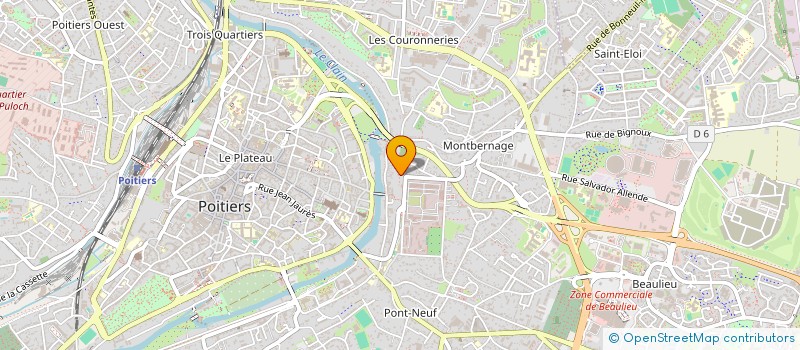 localisation de l'entreprise MONSIEUR CHARLIE LEBEAU  POITIERS