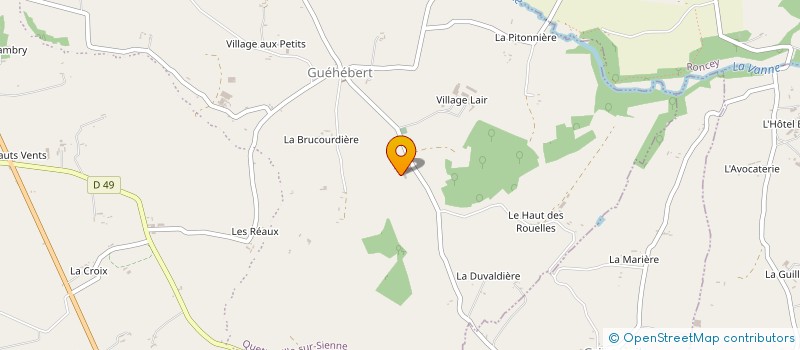 localisation de l'entreprise MONSIEUR CHARLIE LECONTE  QUETTREVILLE-SUR-SIENNE