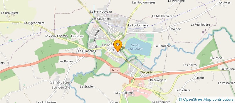 localisation de l'entreprise MONSIEUR CHARLIE LECONTE à LE MELE-SUR-SARTHE