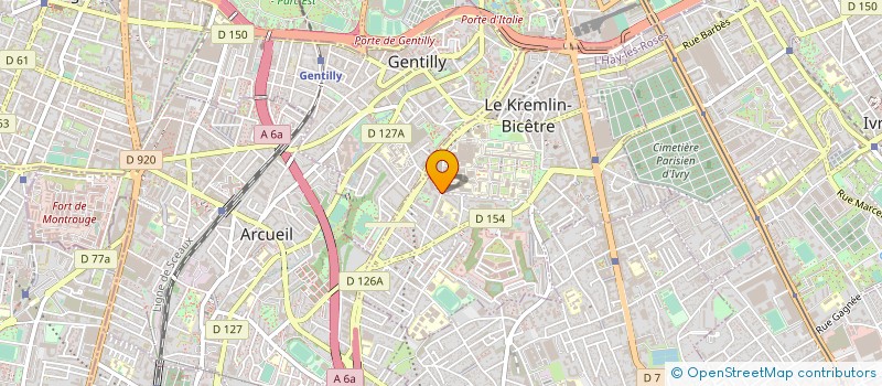 localisation de l'entreprise MONSIEUR CHARLIE LEFAY  LE KREMLIN-BICETRE