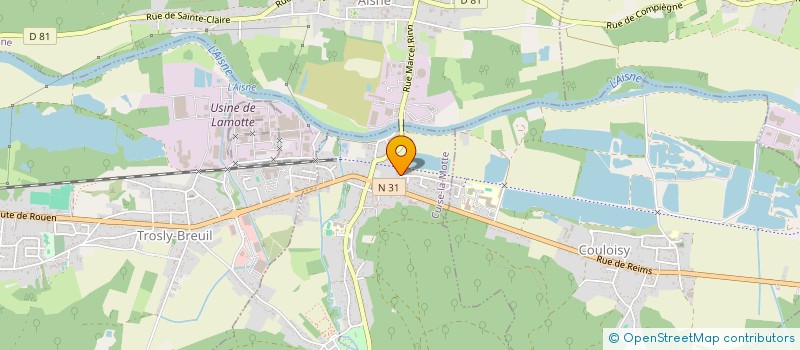 localisation de l'entreprise MONSIEUR CHARLIE LEROUX  CUISE-LA-MOTTE