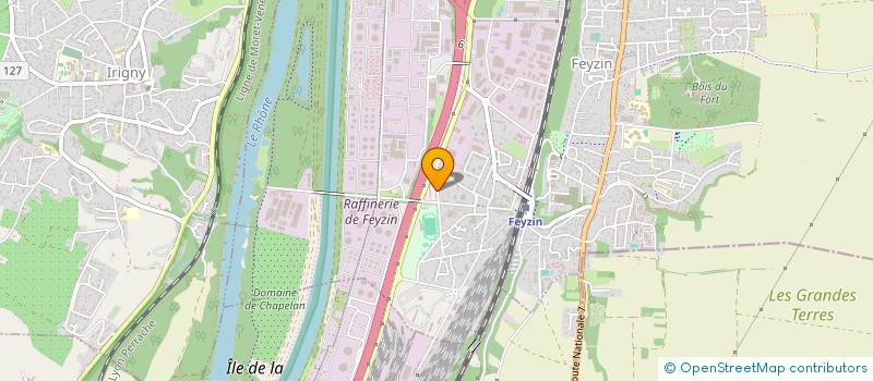 localisation de l'entreprise MONSIEUR CHARLIE MALLA  FEYZIN