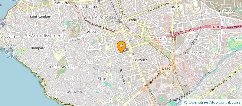 localisation de l'entreprise MONSIEUR CHARLIE MARTIN à MARSEILLE