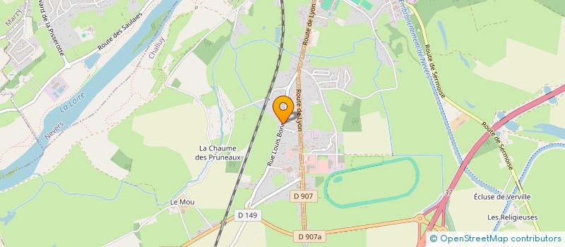 localisation de l'entreprise MONSIEUR CHARLIE MARTIN  CHALLUY