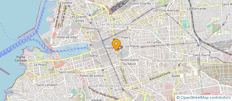localisation de l'entreprise MONSIEUR CHARLIE MATHIOT à MARSEILLE