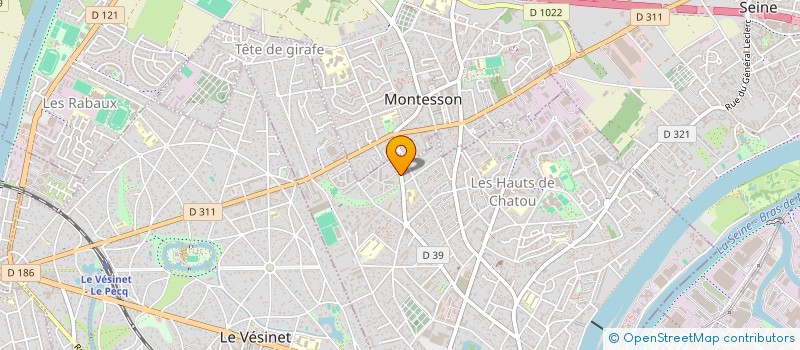 localisation de l'entreprise MONSIEUR CHARLIE MOREL  CHATOU