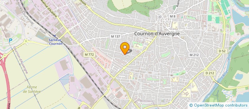 localisation de l'entreprise MONSIEUR CHARLIE PERRON D'ARC  COURNON-D'AUVERGNE