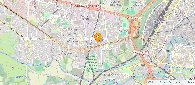 localisation de l'entreprise MONSIEUR CHARLIE PLISSON à STRASBOURG