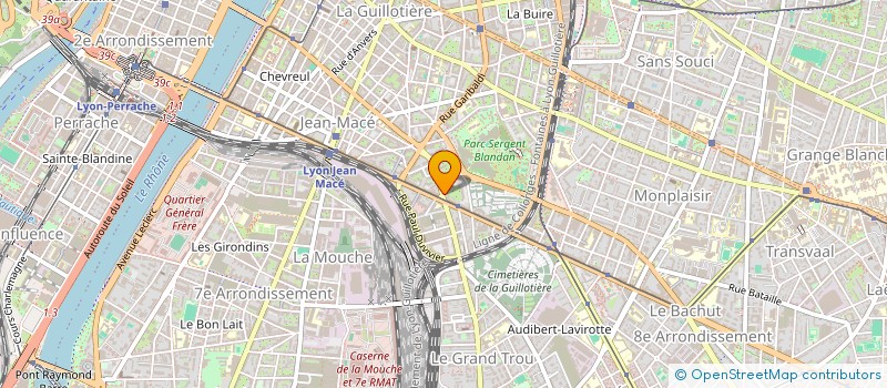 localisation de l'entreprise MONSIEUR CHARLIE POISSENOT  LYON