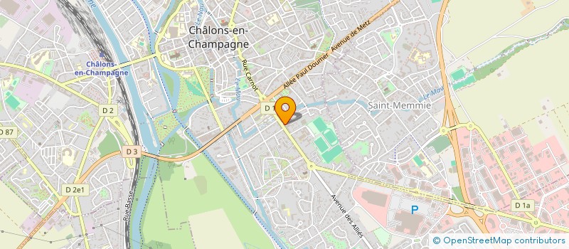 localisation de l'entreprise MONSIEUR CHARLIE RENAUD  CHALONS-EN-CHAMPAGNE