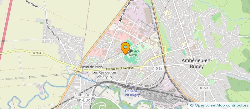 localisation de l'entreprise MONSIEUR CHARLIE RIFFE  AMBERIEU-EN-BUGEY