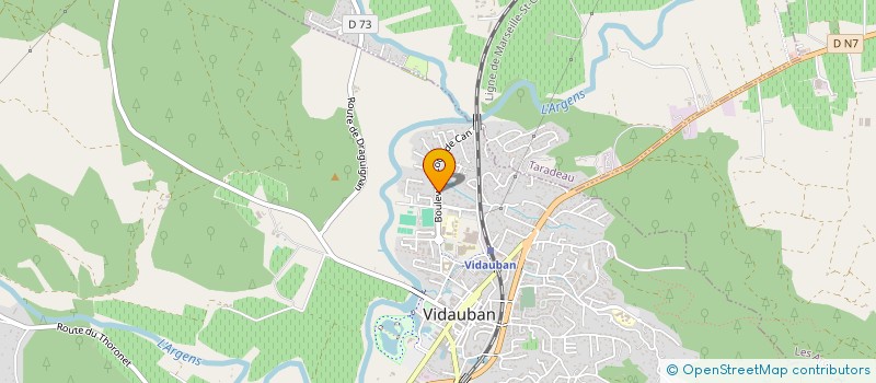 localisation de l'entreprise MONSIEUR CHARLIE RIGAULT à VIDAUBAN