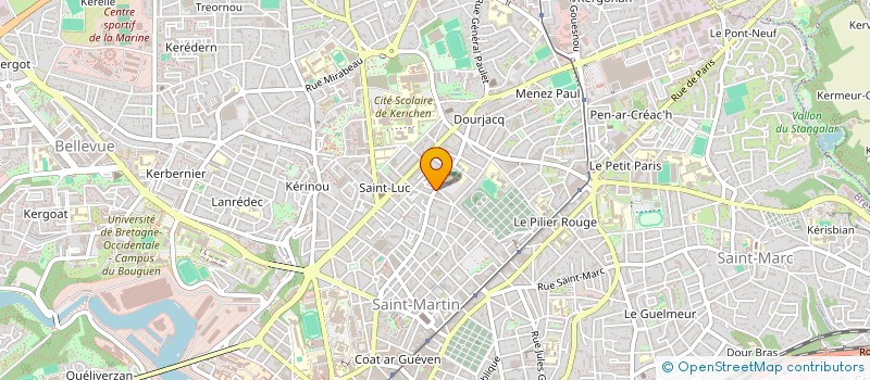 localisation de l'entreprise MONSIEUR CHARLIE ROZEC à BREST
