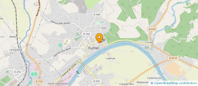 localisation de l'entreprise MONSIEUR CHARLIE SANCERNI  FUMEL