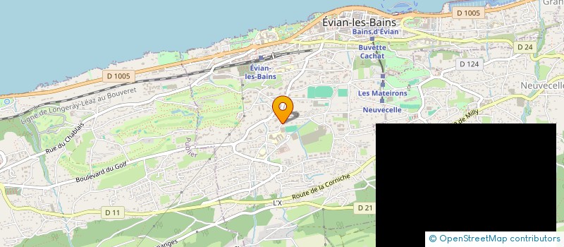 localisation de l'entreprise MONSIEUR CHARLIE SEGUR  EVIAN-LES-BAINS