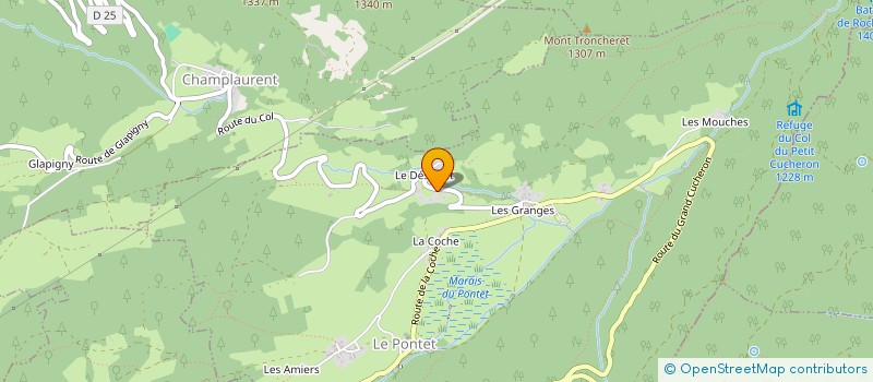 localisation de l'entreprise MONSIEUR CHARLIE SILVESTRE  LE PONTET